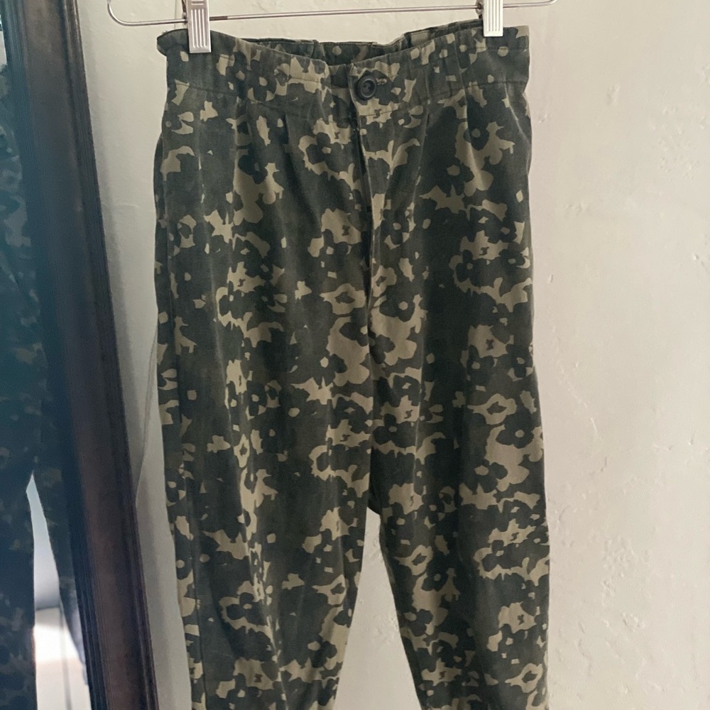 Anthropologie camo pants